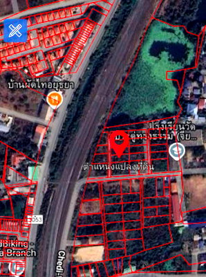 ที่ดิน วิทยาลัยเทคโนโลยีพณิชยการอยุธยา : ขายที่ดิน 103 ตรว ซ.วัดประดู่ทรงธรรม จ.พระนครศรีอยุธยา
