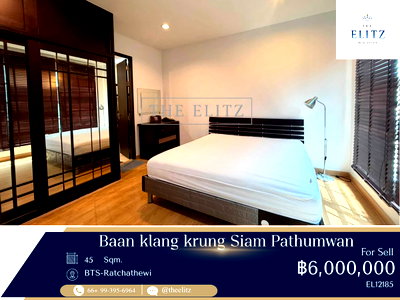 Condos for sale : ✨ Prime Residence in Siam-Ratchathewi Shopping District | Walking Distance to BTS Ratchathewi & Siam Paragon ✨