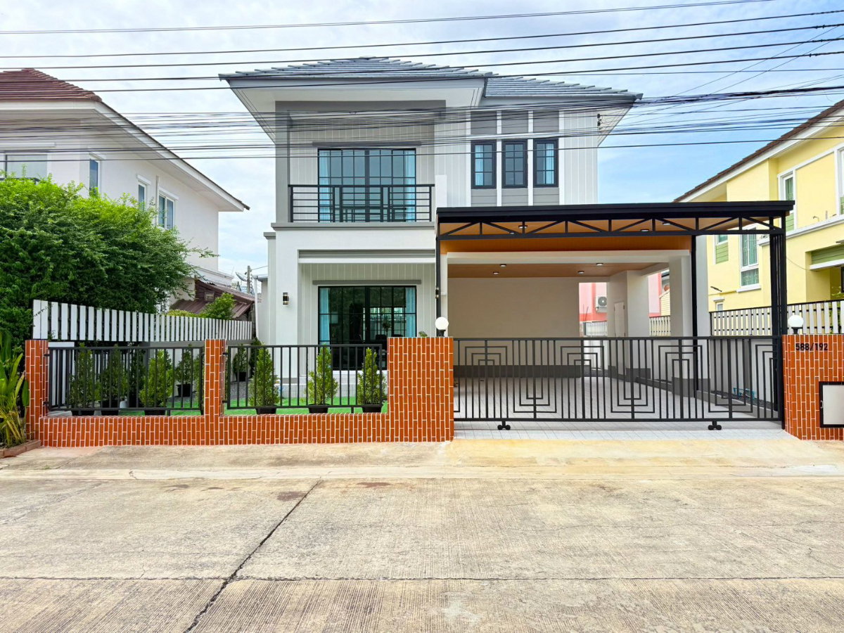 รูป บ้านเดี่ยวหลังใหญ่ ตกแต่งรีโนเวทใหม่ ทำเลดี หมู่บ้านราชพฤกษ์ รามอินทรา-หทัยราษฎร์ ถนนหทัยราษฎร์ บางชัน คลองสามวา กว้างขวาง สวยพร้อมอยู่ - รูปที่ 1/21