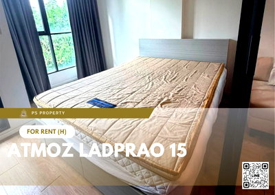 Condos for rent : For Rent ✨ Atmoz Ladprao 15 ✨ Fully furnished and equipped with appliances; near MRT Ladprao.