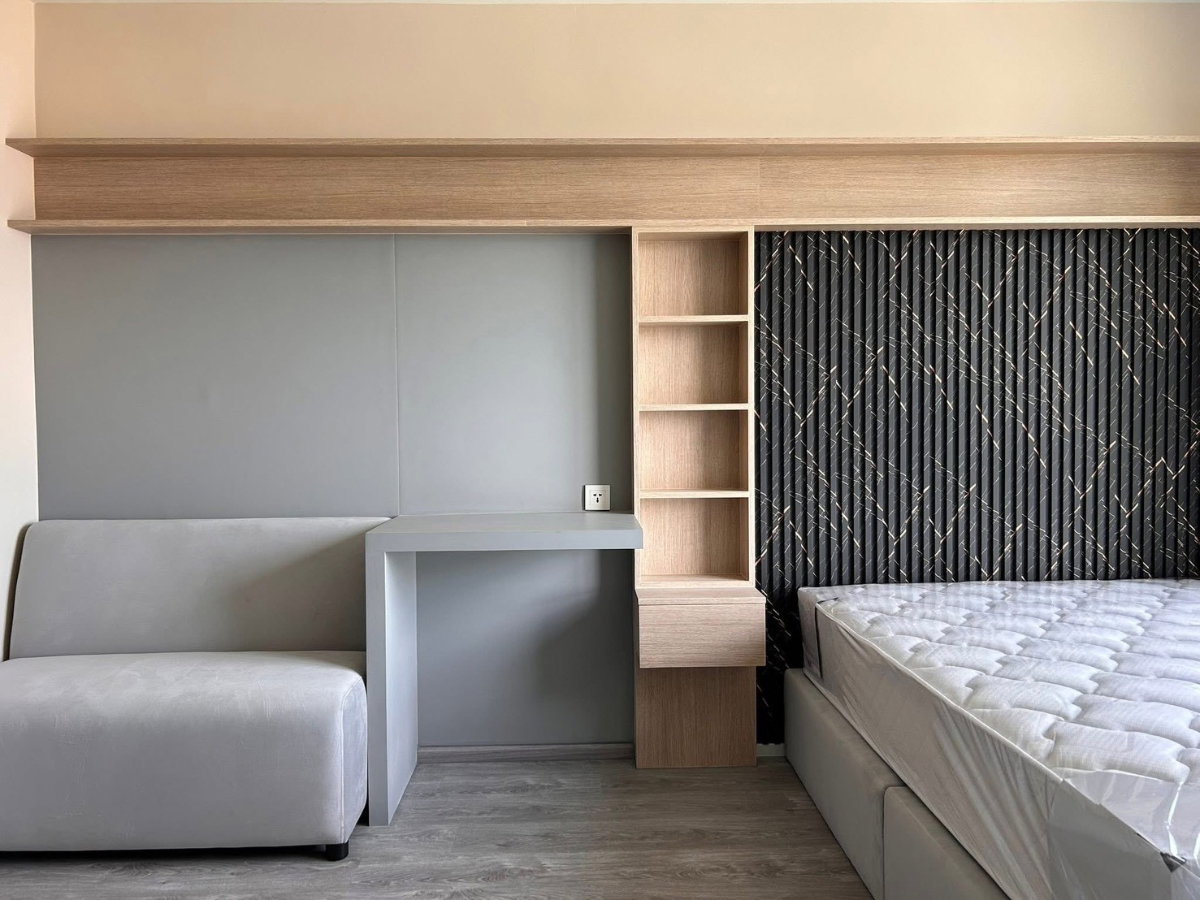 รูป ห้องสวย ราคาพิเศษ ให้เช่า IDEO Mobi พญาไท เฟอร์นิเจอร์และเครื่องใช้ไฟฟ้าครบ พร้อมเข้าอยู่ - รูปที่ 3/9