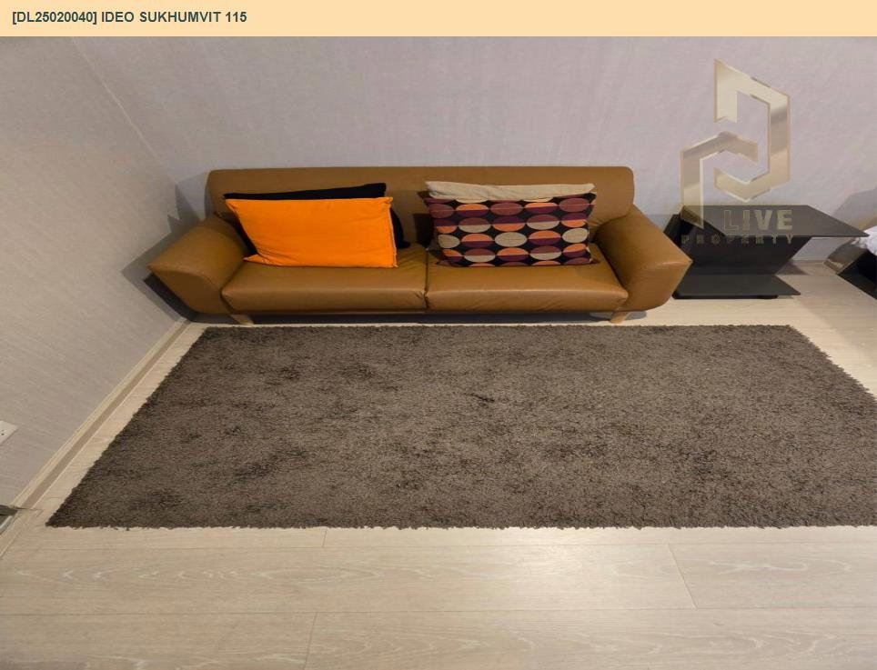 รูป MDL25020040ให้เช่าคอนโด ไอดีโอ สุขุมวิท 115(IDEO Sukhumvit 115) เครื่องใช้ไฟฟ้าครบ พร้อมเข้ายู่โทรด่วน 063-869-2663LineID @952jdxxk - รูปที่ 8/10