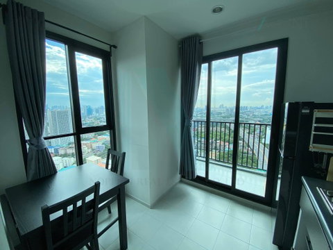 📌 For Rent Condo THE BASE RAMA 9 - RAMKHAMHAENG Building 1, Floor 33,1 bed room, Room size 30 sqm
