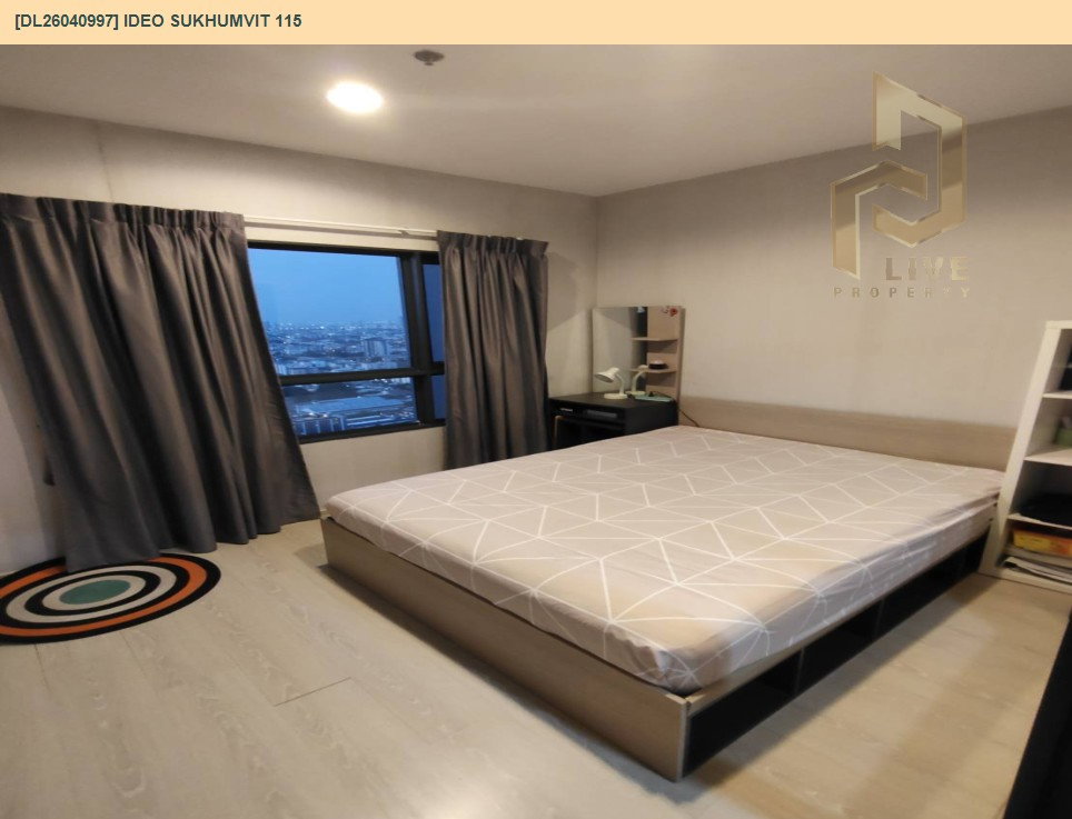 รูป MDL25040582 ให้เช่าคอนโด ไอดีโอ สุขุมวิท 115(IDEO Sukhumvit 115) เครื่องใช้ไฟฟ้าครบ พร้อมเข้ายู่โทรด่วน 063-869-2663LineID @952jdxxk - รูปที่ 8/9