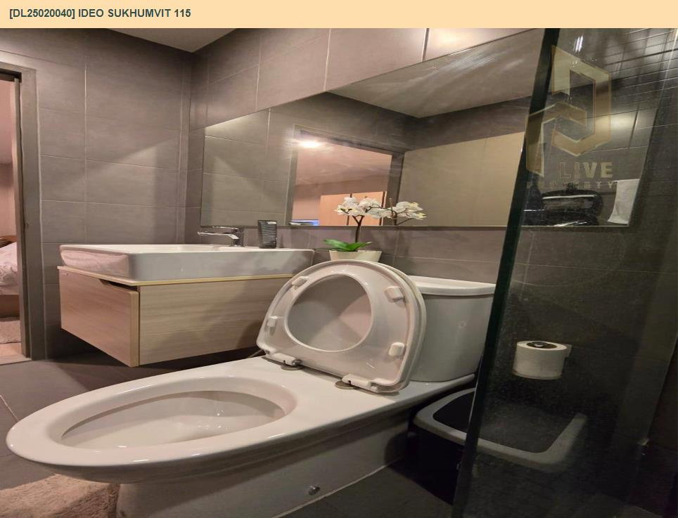 รูป MDL25020040ให้เช่าคอนโด ไอดีโอ สุขุมวิท 115(IDEO Sukhumvit 115) เครื่องใช้ไฟฟ้าครบ พร้อมเข้ายู่โทรด่วน 063-869-2663LineID @952jdxxk - รูปที่ 2/10