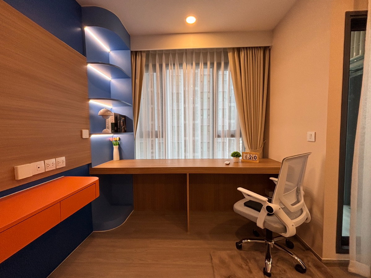 รูป ให้เช่า ✨Aspire Sukhumvit-Rama 4 ✨ Studio เดินทางสะดวก เหมาะกับคนทำงาน ใกล้ BTS พระโขนง 🚅🥰 ห้องใหม่ไม่เคยปล่อยเช่า 😍 - รูปที่ 5/8
