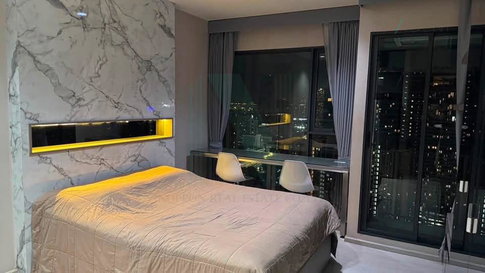 For Rent Condo RHYTHM ASOKE Building 1, Floor 35,Studio, Room size 22 sqm