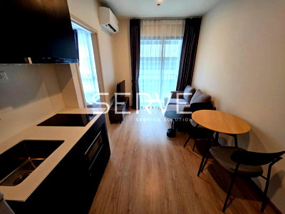 Condos for rent : 1 Bed Large Room City View Fully furnished New Condo Good Location Close To MRT Phra Ram 9  220 m. @ NUE District R9