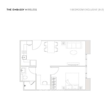 1-BR Condo at The Embassy Wireless near BTS Phloen Chit (ID 3230968)