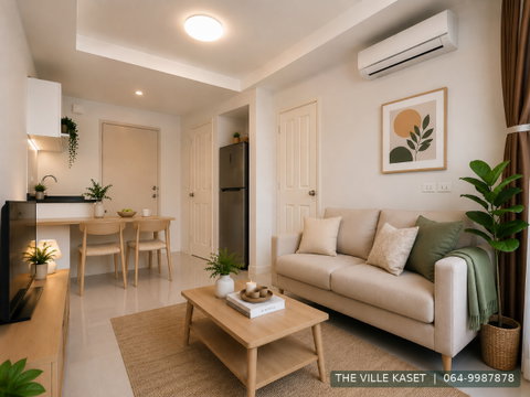 Condo for sale The Ville Kaset | 064-9987878 | 35.64 sq.m., 8th floor | 3.1 million | near Kasetsart University