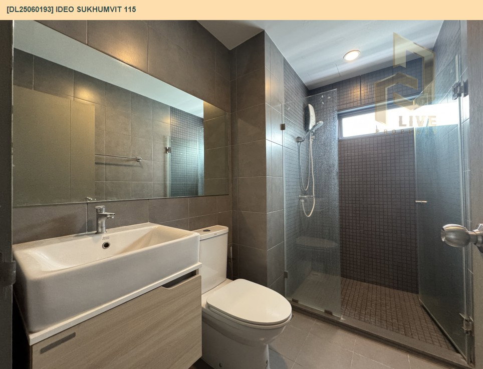 รูป MDL25060193 ให้เช่าคอนโด ไอดีโอ สุขุมวิท 115(IDEO Sukhumvit 115) เครื่องใช้ไฟฟ้าครบ พร้อมเข้ายู่โทรด่วน 063-869-2663LineID @952jdxxk - รูปที่ 7/8