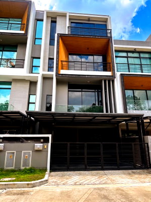 เช่าทาวน์โฮม กรุงเทพมหานคร : RB25920 ให้เช่าทาวน์โฮม 3.5 ชั้น โครงการ เนอวานา ดีฟายน์ ศรีนครินทร์ - พระราม 9แอดไลน์ @mproperty( มี @ ด้วย) แอดมินตอบไว