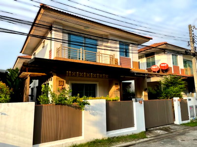Houses for rent Mega Bangna : For Rent Detached House Maldives Palm Bangna Wongwaen Road GH653