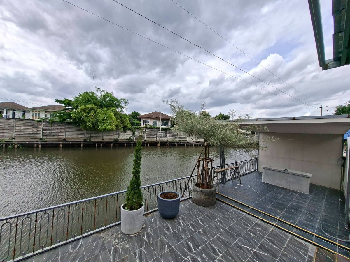 รูป บ้านหลังใหญ่ กว้างมากๆ ทำเลดี หมู่บ้าน เสนา แกรนด์ ไพรเวทโฮม (Sena Grand Private Home) มีศาลาริมน้ำ คู้บอน37 คลองสามวา - รูปที่ 11/21