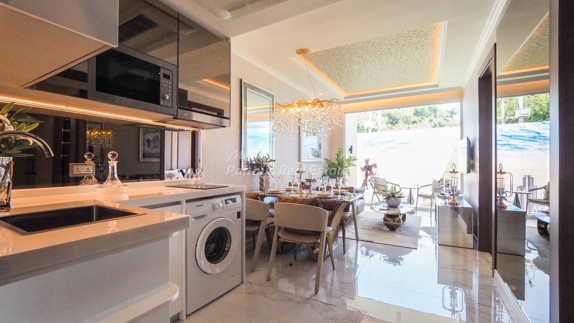 รูป 🛏️ 1 ห้องนอน - 🛁 1 ห้องน้ำ - 🏙️ Sea View - 🇹🇭 ชื่อไทย - 🏢 The Riviera Malibu Residences Pattaya - รหัส: RMB12 - รูปที่ 12/15