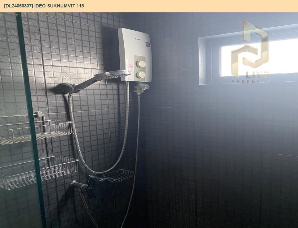 รูป MDL24060337 ให้เช่าคอนโด ไอดีโอ สุขุมวิท 115(IDEO Sukhumvit 115) เครื่องใช้ไฟฟ้าครบ พร้อมเข้ายู่โทรด่วน 063-869-2663LineID @952jdxxk - รูปที่ 3/16