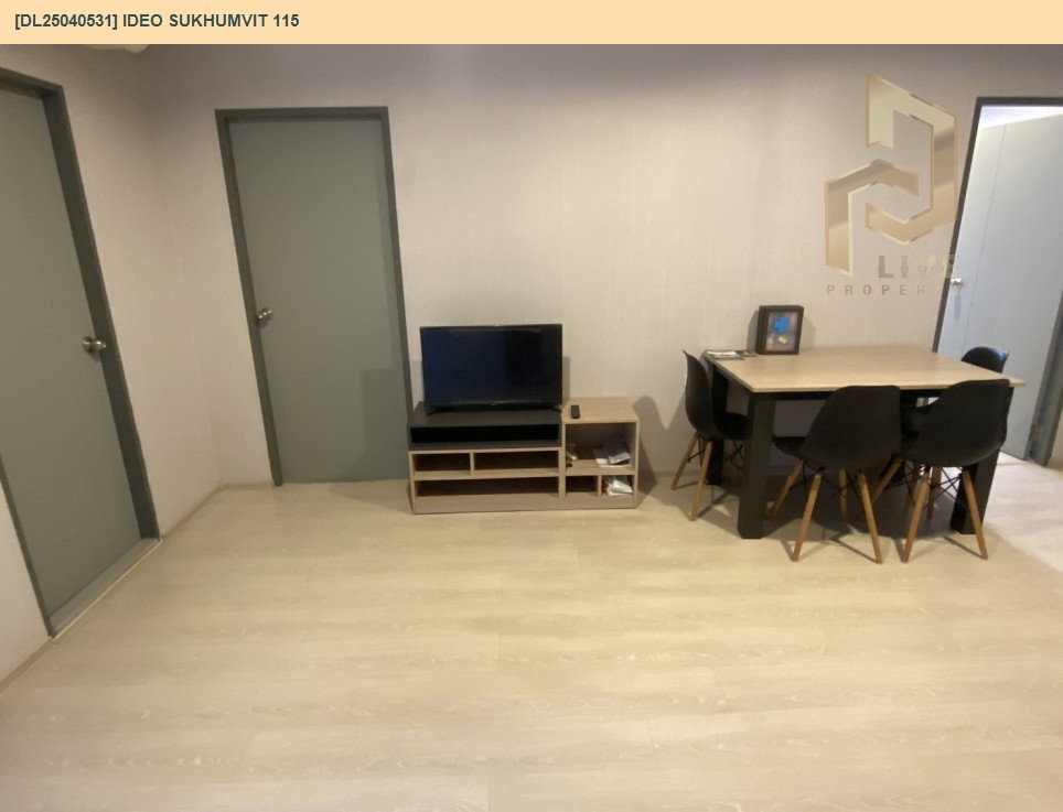 รูป MDL25040531 ให้เช่าคอนโด ไอดีโอ สุขุมวิท 115(IDEO Sukhumvit 115) เครื่องใช้ไฟฟ้าครบ พร้อมเข้ายู่โทรด่วน 063-869-2663LineID @952jdxxk - รูปที่ 1/5