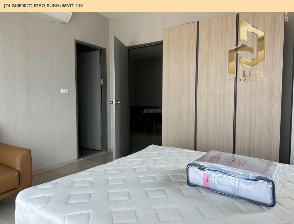 รูป MDL24060027 ให้เช่าคอนโด ไอดีโอ สุขุมวิท 115(IDEO Sukhumvit 115) เครื่องใช้ไฟฟ้าครบ พร้อมเข้ายู่โทรด่วน 063-869-2663LineID @952jdxxk - รูปที่ 11/12