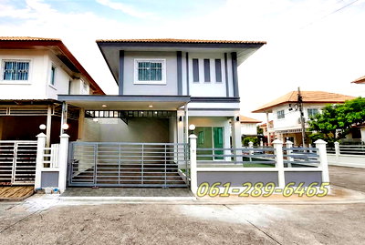 บ้านเดี่ยว นนทบุรี : AF.  บ้านหลังมุม  รีโนเวทใหม่  หมู่บ้านบางกอก การ์เด้นท์ ซอยวัดส้มเกลี้ยง ปิ่นเกล้า บรมราชชนนี   ใกล้โลตัส พลัสมอลล์ บางใหญ่