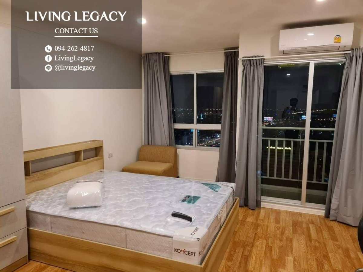 รูป SKQ5Q7 เช่าด่วน คอนโด Lumpini Ville Phatanakan - Srinakarin ชั้น 31 | วิวเมืองสวย | พร้อมเข้าอยู่ 12,000 บาท/เดือน Line: @livinglegacy - รูปที่ 6/10
