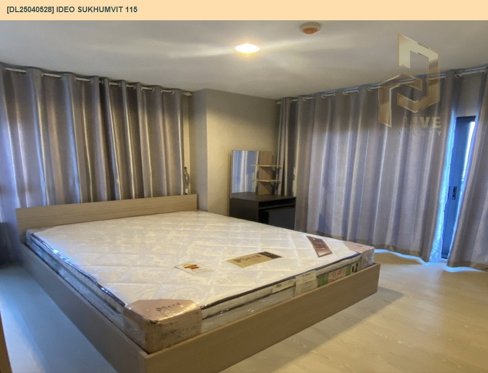 รูป MDL25040528 ให้เช่าคอนโด ไอดีโอ สุขุมวิท 115(IDEO Sukhumvit 115) เครื่องใช้ไฟฟ้าครบ พร้อมเข้ายู่โทรด่วน 063-869-2663LineID @952jdxxk - รูปที่ 1/8