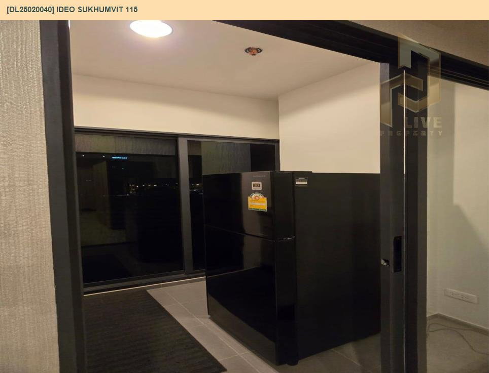 รูป MDL25020040ให้เช่าคอนโด ไอดีโอ สุขุมวิท 115(IDEO Sukhumvit 115) เครื่องใช้ไฟฟ้าครบ พร้อมเข้ายู่โทรด่วน 063-869-2663LineID @952jdxxk - รูปที่ 5/10