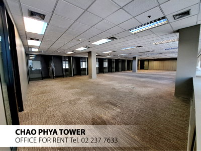 Office for rent Bang Rak : 🏢 Ready to move in! The office is completely divided into rooms. @Chao Phaya Tower Building, Bang Rak | Charoen Krung