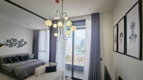 ให้เช่าคอนโด แชปเตอร์ เจริญนคร-ริเวอร์ไซด์ อาคาร B ชั้น 15 1 ห้องนอน ขนาด 32.00 ตรม ใกล้ BTS กรุงธนบุรี