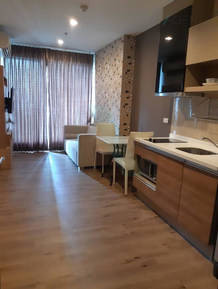รูป ให้เช่าคอนโด ริทึ่ม สุขุมวิท 50 อาคาร 1 ชั้น 8 1 ห้องนอน ขนาด 35.00 ตรม ใกล้ เทสโก้ โลตัส - รูปที่ 1/8