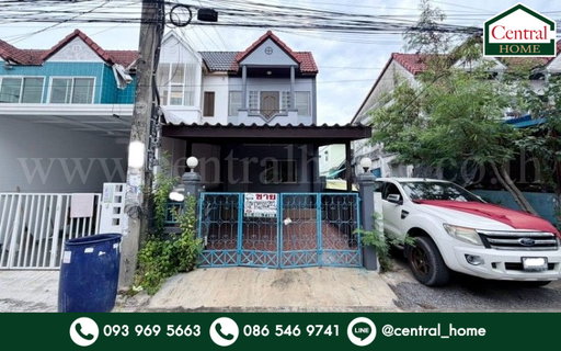 ทาวน์เฮ้าส์ ทรัพย์ดินทอง เทพารักษ์ หลังริม รีโนเวทพร้อมอยู่