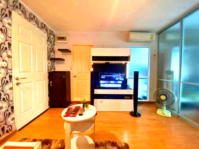 Condos for sale : For Sale U Delight @ Huay Kwang Station, 32sqm. 1 Bed Fully Furnished Just 2.29 MB, Near MRT Huai Khwang 