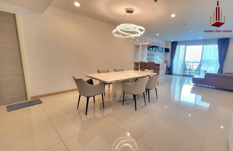 2-bed condo for rent, 156 sqm, Supalai Riva Grande