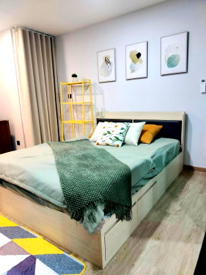 Condos for rent : 🏷️P-10067 | ASHER Ratchada-Huai Khwang : Modern Design! 1 Bed Near MRT Sutthisan 13,000 THB | Line ID: @easycondoplus | 099-229-6397