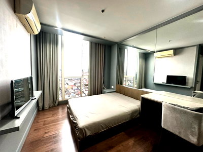 Condos for rent :  Condo for Rent - A Space ID Asok-Ratchada (66 sq.m. / 2 Bed 2 Bath) near MRT Rama 9 & Expressway