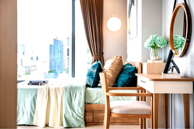 Condos for rent : S375 🔥For Rent📍 M Thonglor 10 📍 🐾Pet-friendly condo (pets weighing no more than 15 kg and under 15 inches tall)🐾 2 bedrooms, 2 bathrooms