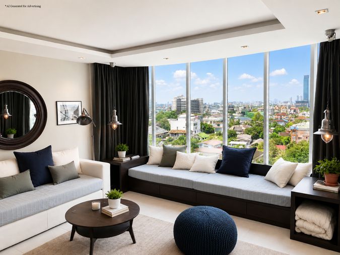 2-bed condo for sale, 126.8 sqm, Le Monaco Residence Ari