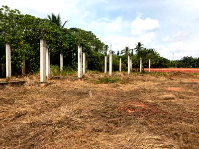 Land for sale Surat Thani : Land with existing structure for sale, 3 rai, Surat Thani Province.