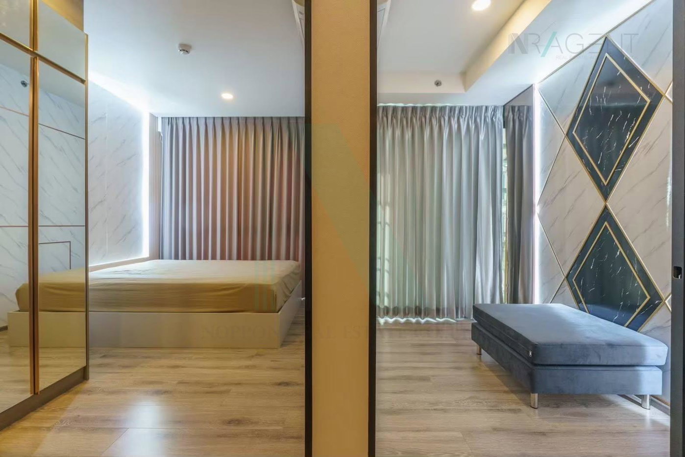 รูป 🎊 ให้เช่าคอนโด ไนท์บริดจ์ คอลลาจ สุขุมวิท 107 อาคาร 1 ชั้น 8 1 BED PLUS ขนาด 33 ตรม ใกล้ BTS แบริ่ง - รูปที่ 1/8