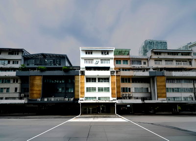 Shophouses for sale Pratunum : Shophouse 5 storey with mezzanine X2 units, Soi Ratchadahmri 2, only 400 m to BTS Chidlom
