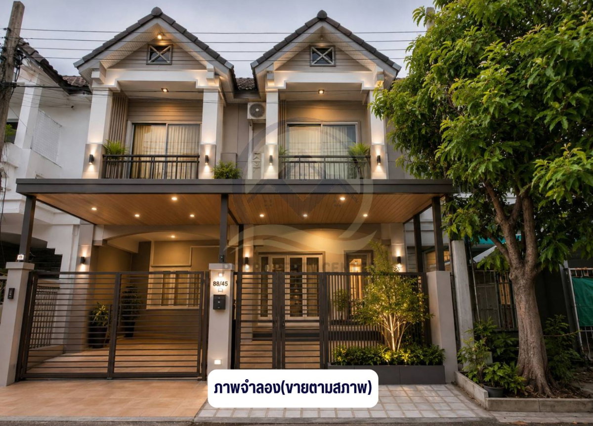 รูป หมู่บ้านตะวันนา ซอยจตุโชติ 12 ทาวน์โฮม 2 ชั้น ราคาพิเศษเหมาะสำหรับผู้ที่มองหา เพื่อรีโนเวท ทำเลศักยภาพ ใกล้ทางขึ้นทางด่วน เปิดโอกาสให้เจรจาต่อรองได้ - รูปที่ 2/10