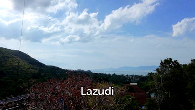 Land for sale Surat Thani : Land 670 SQ.M with Sea & Mountain View in Bang Rak, Koh Samui