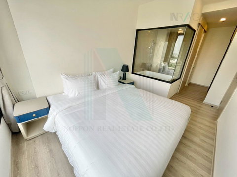 📌 For Rent Condo ORIGIN PLACE BANGNA Building 1, Floor 18,1 bed room, Room size 35 sqm