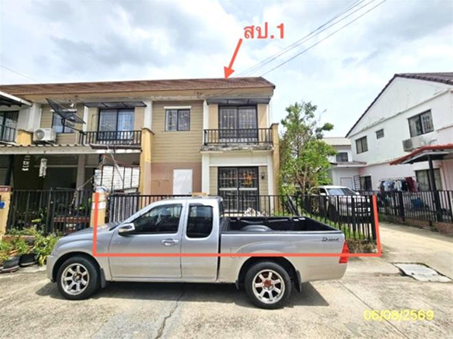 รูป ทาวน์เฮ้าส์ 23.5 ตร.วา บ้านพฤกษา 58/2 ลาดกระบัง-สุวรรณภูมิ บางเสาธง สมุทรปราการ 1.9M - รูปที่ 1/15