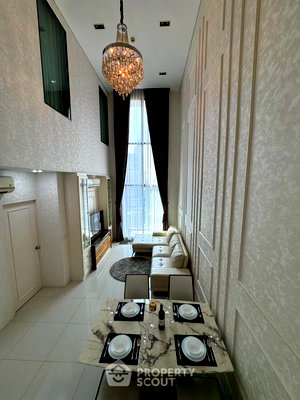 คอนโดให้เช่า : ชั้น 25 คอนโด 2 ห้องนอน Villa Asoke ใกล้ MRT เพชรบุรี 200 เมตร (ID 3234840)