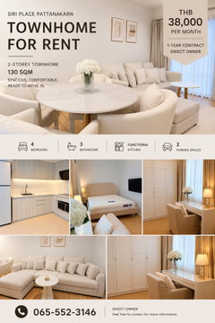 Owner Post🏡 ให้เช่า สิริเพลส พัฒนาการ | FOR RENT: Siri Place Pattanakarn 