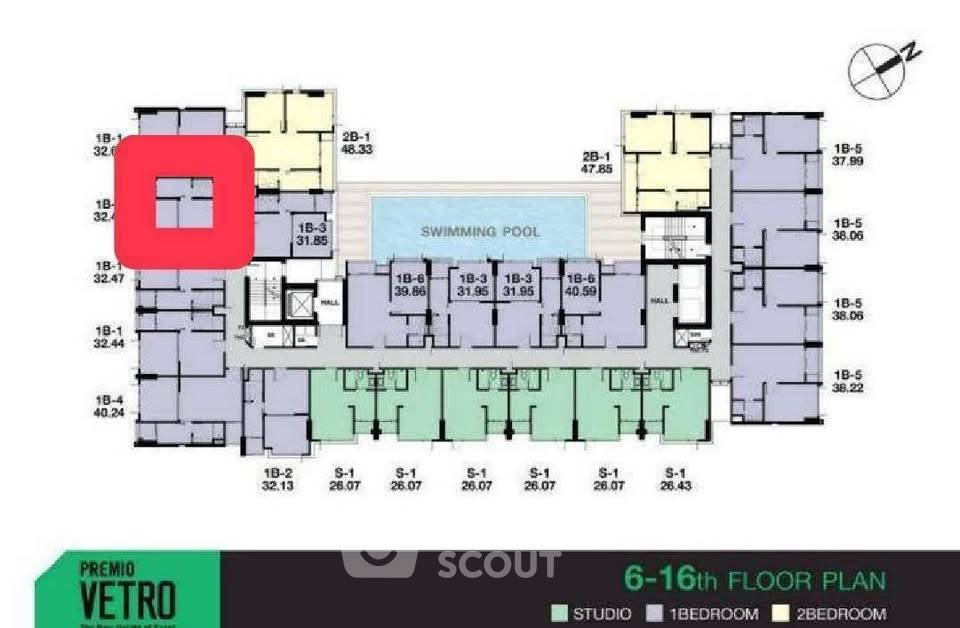 รูป คอนโด 1 ห้องนอน Premio Vetro ใกล้ BTS มหาวิทยาลัยเกษตรศาสตร์ (ID 3237806) - รูปที่ 24/24