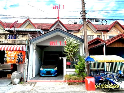 ทาวน์โฮม รังสิต คลองสอง : ทาวน์เฮ้าส์ 16.8 ตร.วา ธนาลักษณ์ 2 คลองหลวง ปทุมธานี 1.4M