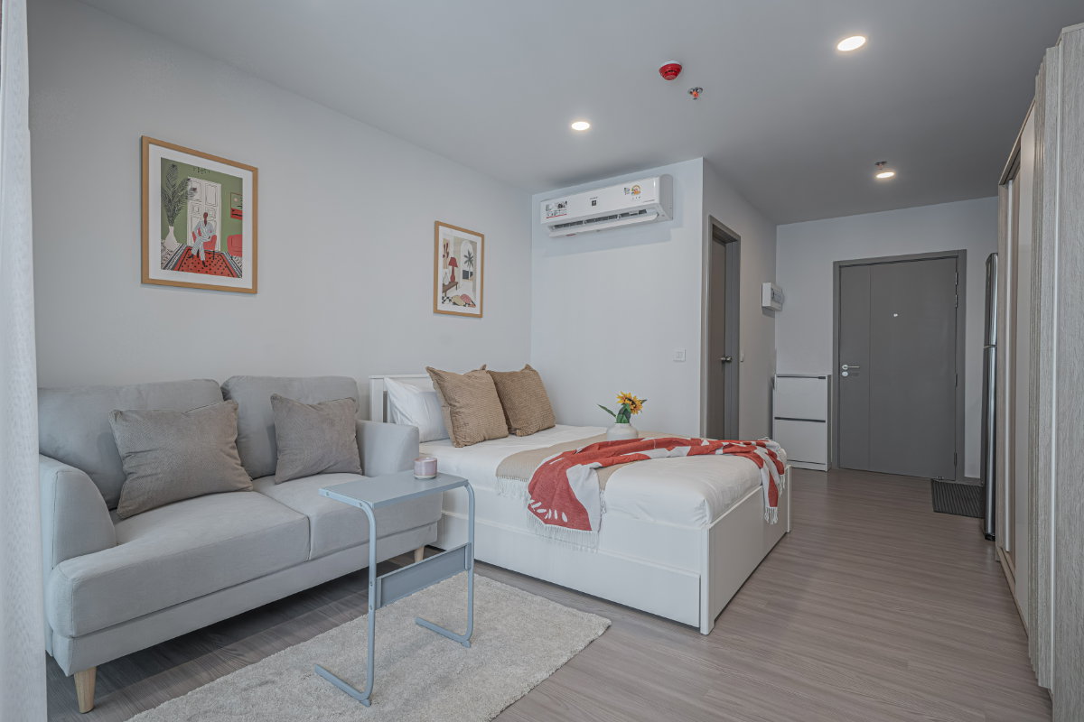 รูป ให้เช่า 🌟Aspire Sukhumvit Rama4 🌟Studio ขนาด 27 ตรม🥰 ใกล้ BTS พระโขนง🚅 - รูปที่ 6/8