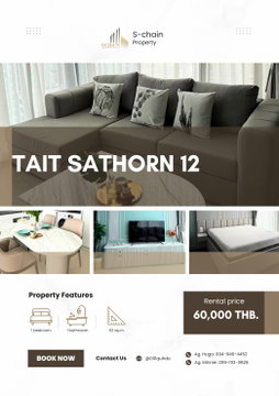 🌷✨ For Rent 🏡 TAIT Sathorn 12 ✨🌷 NO-010