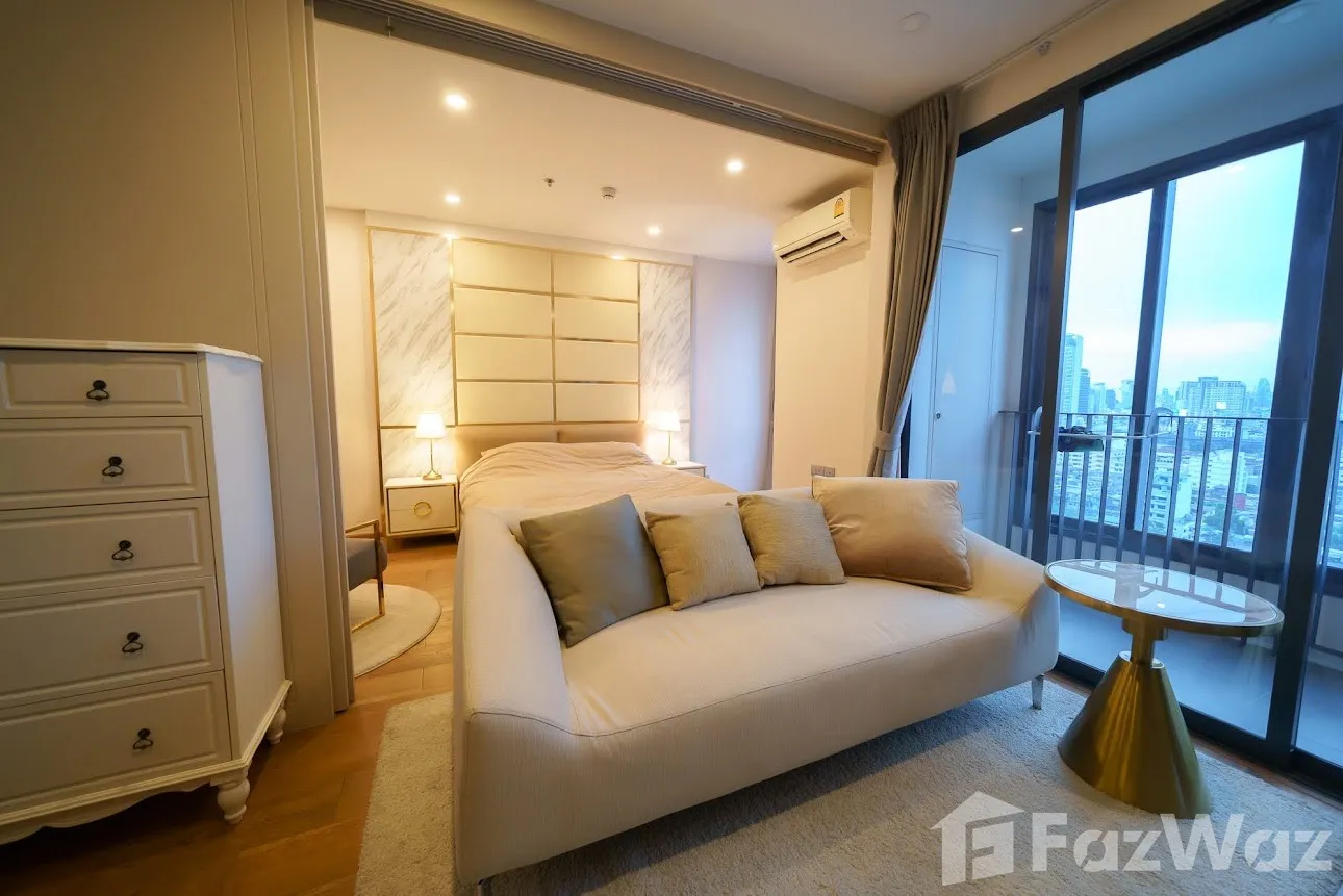 รูป คอนโดให้เช่า 1 ห้องนอน ในโครงการ คิว ชิดลม-เพชรบุรี 6716234 - รูปที่ 1/19
